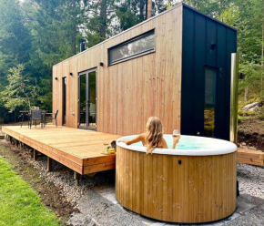 Freyja Scandinavian Forest Retreat with Skylight Bedroom and Riverside Views